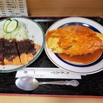 Ichiraku - オムライスみそかつセット　1100円