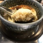 煮干そば 流。 - カレーアブラ煮干そば 別盛　おい飯+チーズ　その２