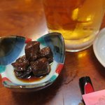 幸寿司 - お通しの鮪です