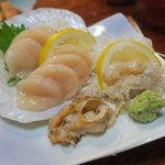 幸寿司 - ホタテ刺し美味