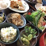 Akino Mi - ムネのタルタルソースと甘酢かけメインのランチ