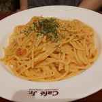 イタリアン・トマトカフェジュニア - モッツァレラチーズのトマトクリームソース(680円)