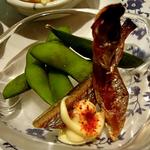 孫吉 - 枝豆とししゃも