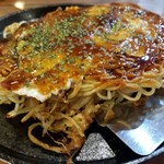 お好み焼きandてっぱん屋 日々来 -  そば肉玉 ￥680