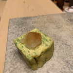 鮨 由う - あおさのりの玉子焼き