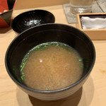 鮨 由う - 味噌汁