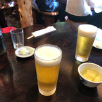 Hatsu hana - 山歩きの後のビールは最高！