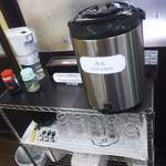 手打ちラーメン 森清 - 以前はお茶もあったような？