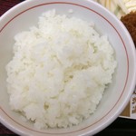 とんかつ 天武蔵 - ご飯