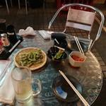 やきとり○金 - テラス席