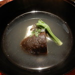 Matayoshi - 黒こちと原木椎茸のマル仕立て椀
