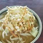 たかちゃんうどん - 天ぷらうどん大盛アップ