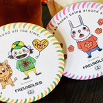 カフェ フロインドリーブ - コースターめちゃかわいい❤︎