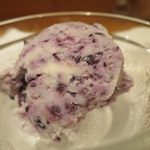 中国料理 堀内 - ブルーベリーのアイス