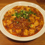 中国料理 堀内 - 納豆と豆腐の激辛焼きそば