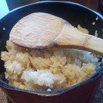 旬魚 旬菜 咲くら - 鯛めしおかわり1回目