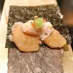 野嵯和 - 平貝　ライスペーパー　このこ酢飯