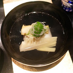 野嵯和 - アイナメ、鮑、たけのこお椀