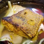 ラーメン巌哲 - 創作塩つけ麺「胡椒鯛〜フィッシュティッカ風〜」