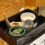 旬菜 さかなと酒 匠海 隠れ家 - 付き出し