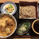 割子そば　柚子の木 - 親子丼セット ¥830