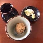 草笛 - そばつゆ、くるみ、薬味