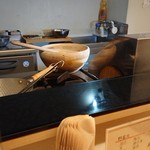 天ぷら やす田 - 木のボウル