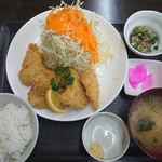 太陽食堂 - 2019年4月　まぐろカツ定食　950円