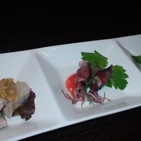 中国料理 豪華 - 前菜三種盛り