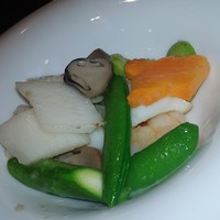 中国料理 豪華 - 海老と烏賊、季節野菜の香り炒め