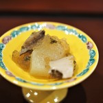 新富町 湯浅 - 鮑のチリ酢