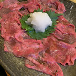 万両 - タン先の極薄切り