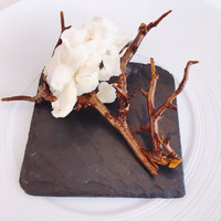 レストラン・モリエール - 百合根の天ぷら。山ワサビがけ。