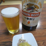 Unagi Oowada - 瓶ビール（キリン一番搾り）