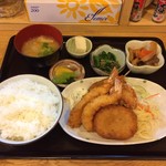 お家のごはん かれん - H.31.3.19.昼 ミックスフライ定食 850円税込