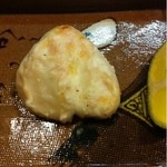 ふぐ懐石料理　九重 - 白子焼き