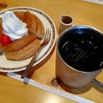 Komeda Kohi Ten - ミニシロノワール、アイスコーヒーの「選べるデザートセット」です。(2019年5月)
