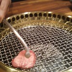 和牛 まつした - ●お任せ160g 8500＋追加単品(ﾗﾑｼﾝ100ｇ 3300＋ﾎﾙﾉﾝ500)＋小瓶ﾋﾞｰﾙ680+生ﾋﾞｰﾙ780＋SW5000=18,760円 2019年05月