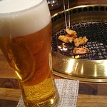 和牛 まつした - ●お任せ160g 8500＋追加単品(ﾗﾑｼﾝ100ｇ 3300＋ﾎﾙﾉﾝ500)＋小瓶ﾋﾞｰﾙ680+生ﾋﾞｰﾙ780＋SW5000=18,760円 2019年05月