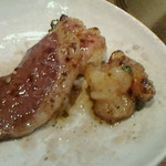 和牛 まつした - ●お任せ160g 8500＋追加単品(ﾗﾑｼﾝ100ｇ 3300＋ﾎﾙﾉﾝ500)＋小瓶ﾋﾞｰﾙ680+生ﾋﾞｰﾙ780＋SW5000=18,760円 2019年05月