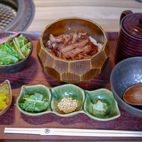 柳橋焼にく わにく - ■肉まぶしランチセット 1500円
