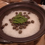 まごわやさしい - むかごの土鍋ご飯