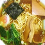 御嶽食堂 - 醤油ラーメン￥400