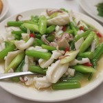 ShinYeh - ・アスパラとイカの炒め物