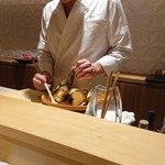 銀座 しのはら - 筍焼けました～