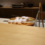 銀座 しのはら - 追加の白子が串に！