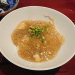 銀座 しのはら - フカヒレ餡かけ