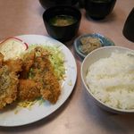 丼 万次郎 - あじフライ定食
