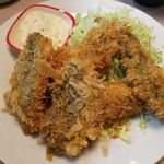 丼 万次郎 - あじフライ定食ＵＰ