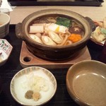 レストラン セブンシーズ - 鍋焼きうどん定食